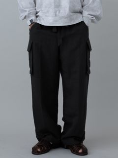 【予約品 10月26日(日) 締切】M47LINENCARGO / ミリタリーカーゴパンツ / BLACK