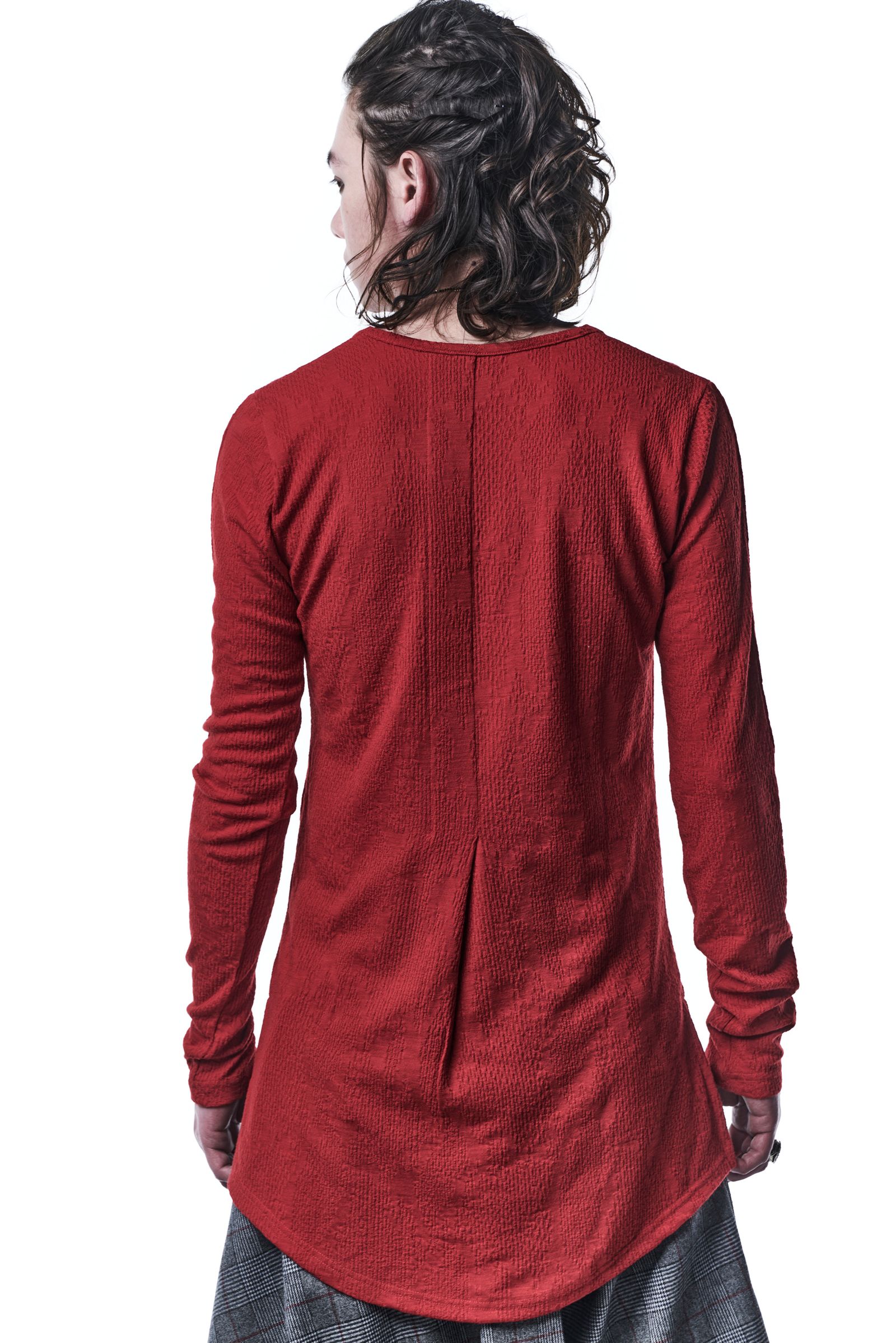 《予約品》 VelvetTP V-Neck Tシャツ PythonJQDJersey / Red 【kiryuyrik】 8月入荷予定