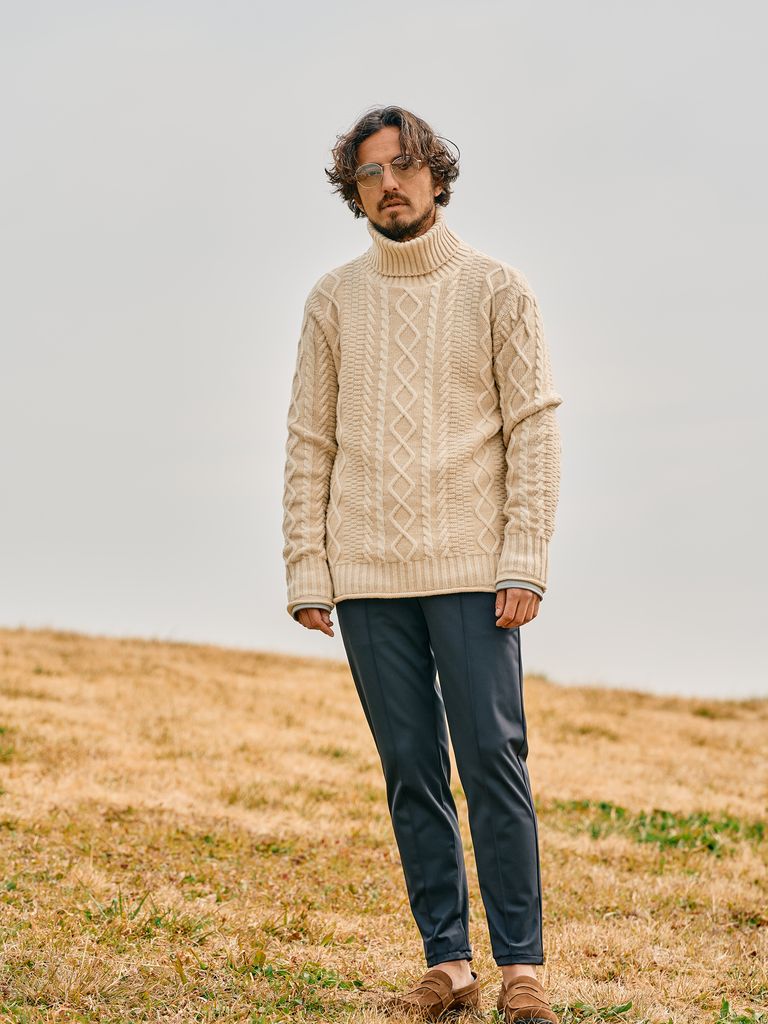 wjk - 【予約品】 smart pin-tuck slacks / スラックス / ダーク