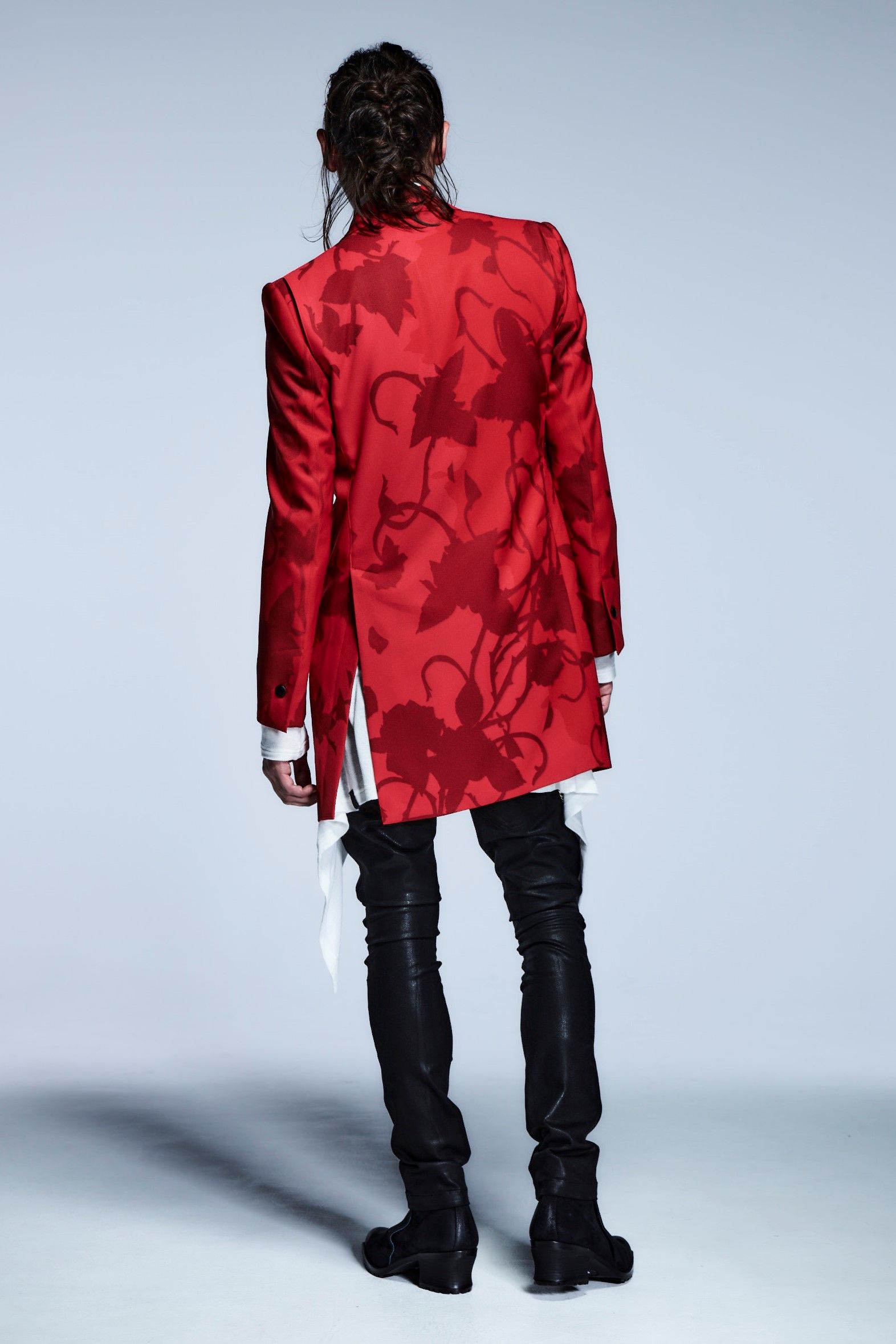 《予約品》 PeakedLongJacket InkJetROSE / Red&Red 【kiryuyrik】 2月入荷予定