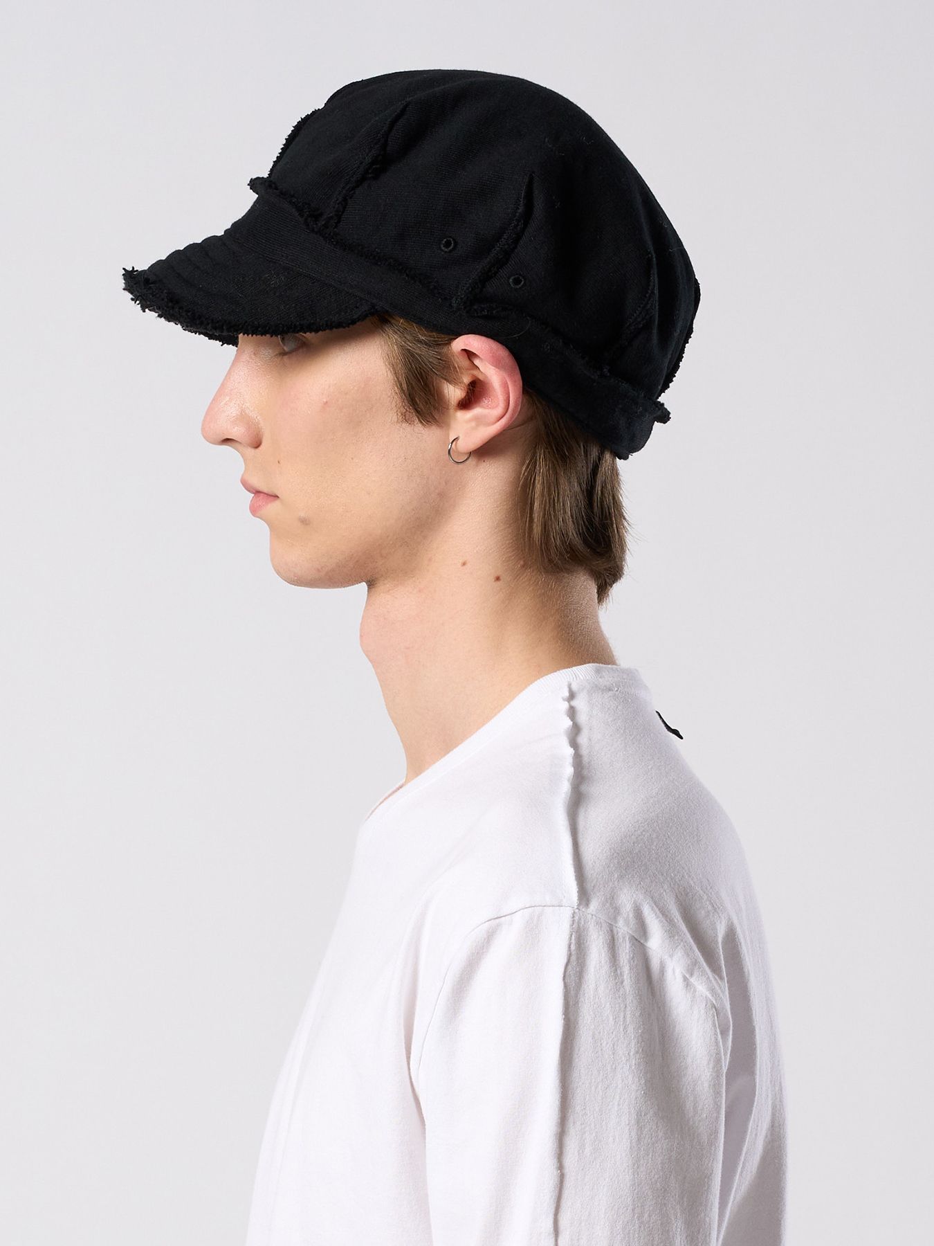 【予約品 4月19日(日) 18時締切】jersey engineer cap / ジャージ エンジニアキャップ / ディープブラック