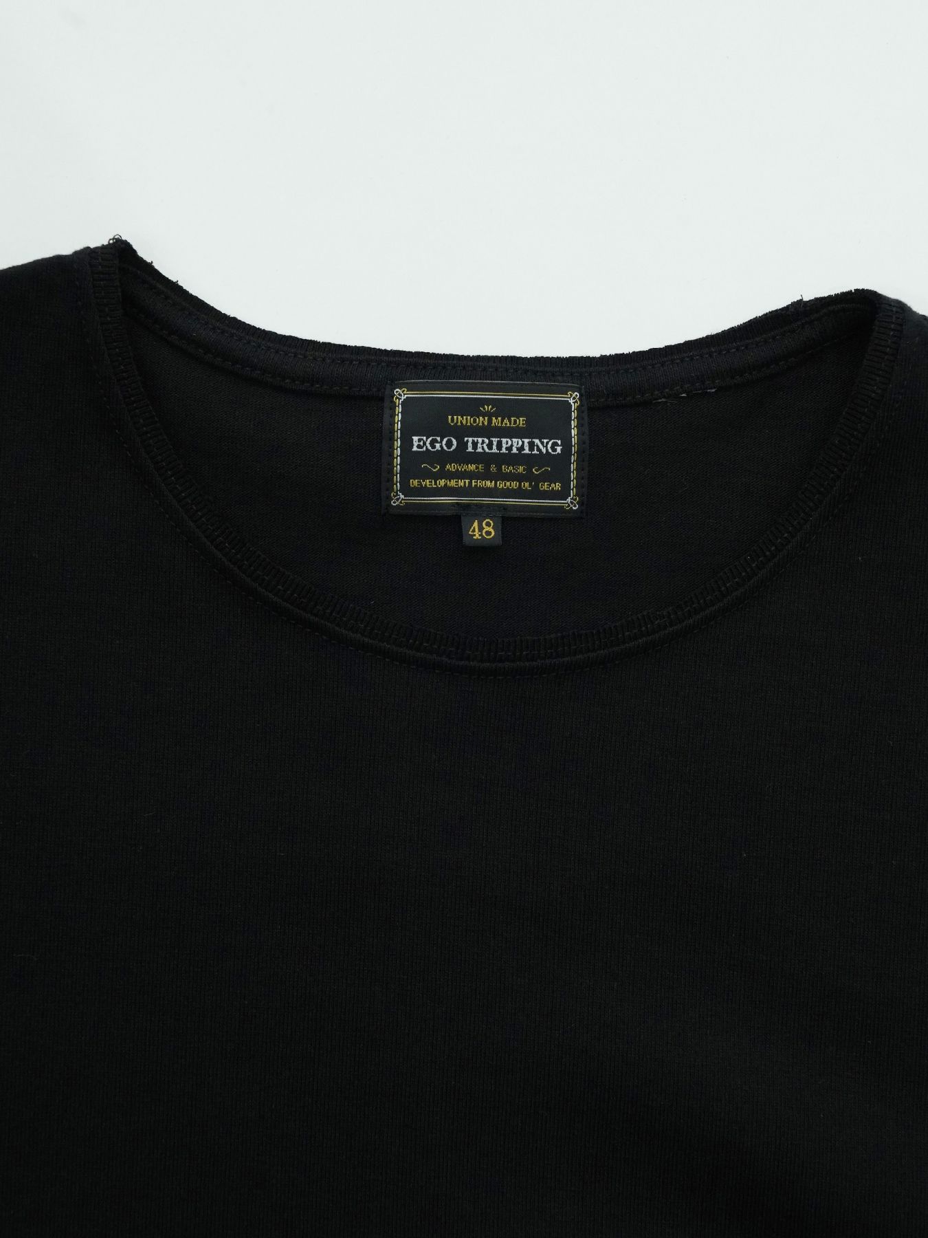 【予約品 10月26日(日) 締切】PRINTTEE-A long / ロゴプリントカットソー / BLACK