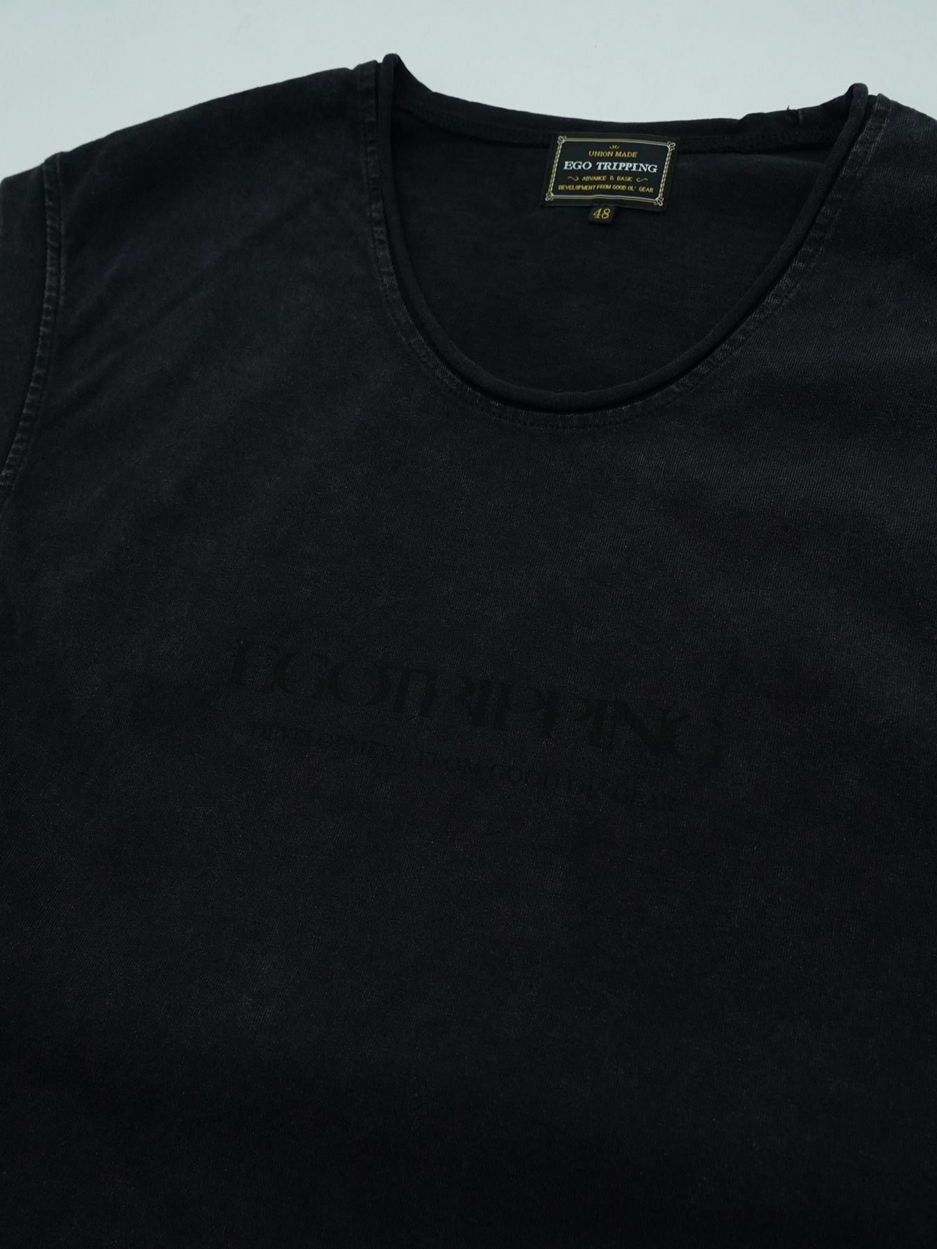 【予約品 2月1日(日) 締切】CREWNOT bleed / ロゴプリント ノースリーブ / ブラック