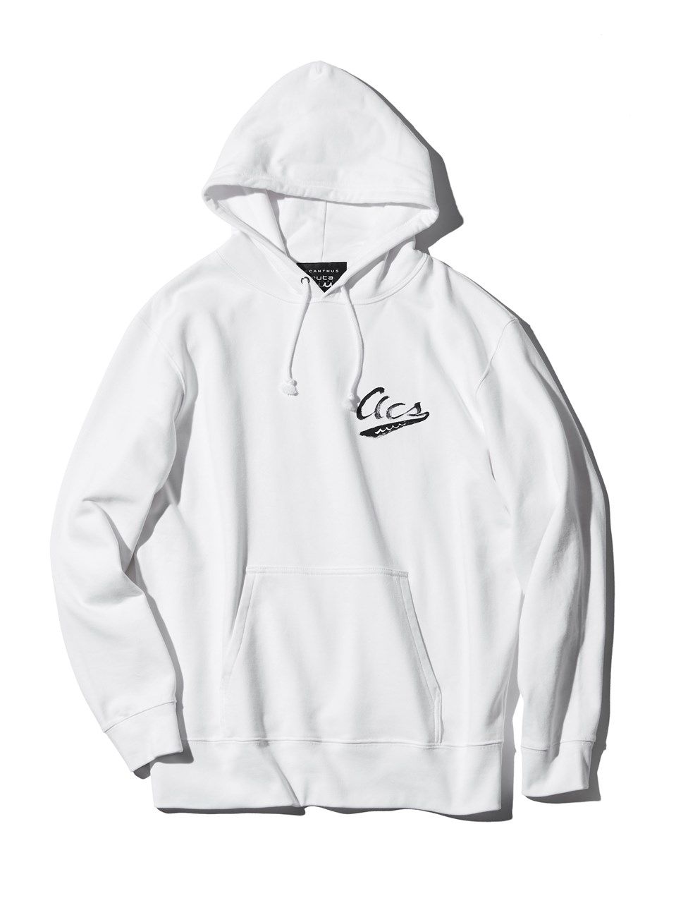 (予約品)  muta ohtadesigh×SToL Hooded Sweatshirt / スウェットパーカー / ホワイト 【Acanthus×muta】 9月上旬頃入荷予定