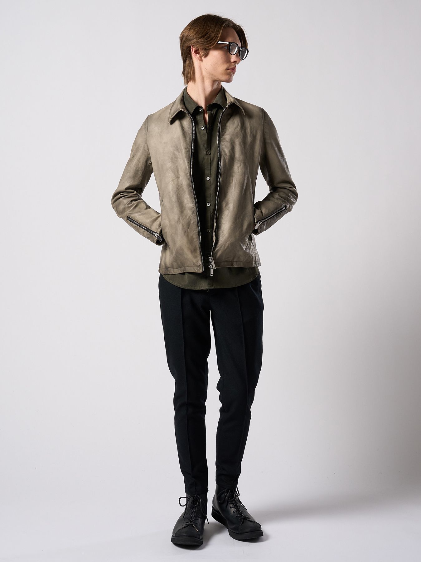 【予約品 4月19日(日) 18時締切】modern lineman boots / カウレザー モダン ラインマンブーツ / ブラック