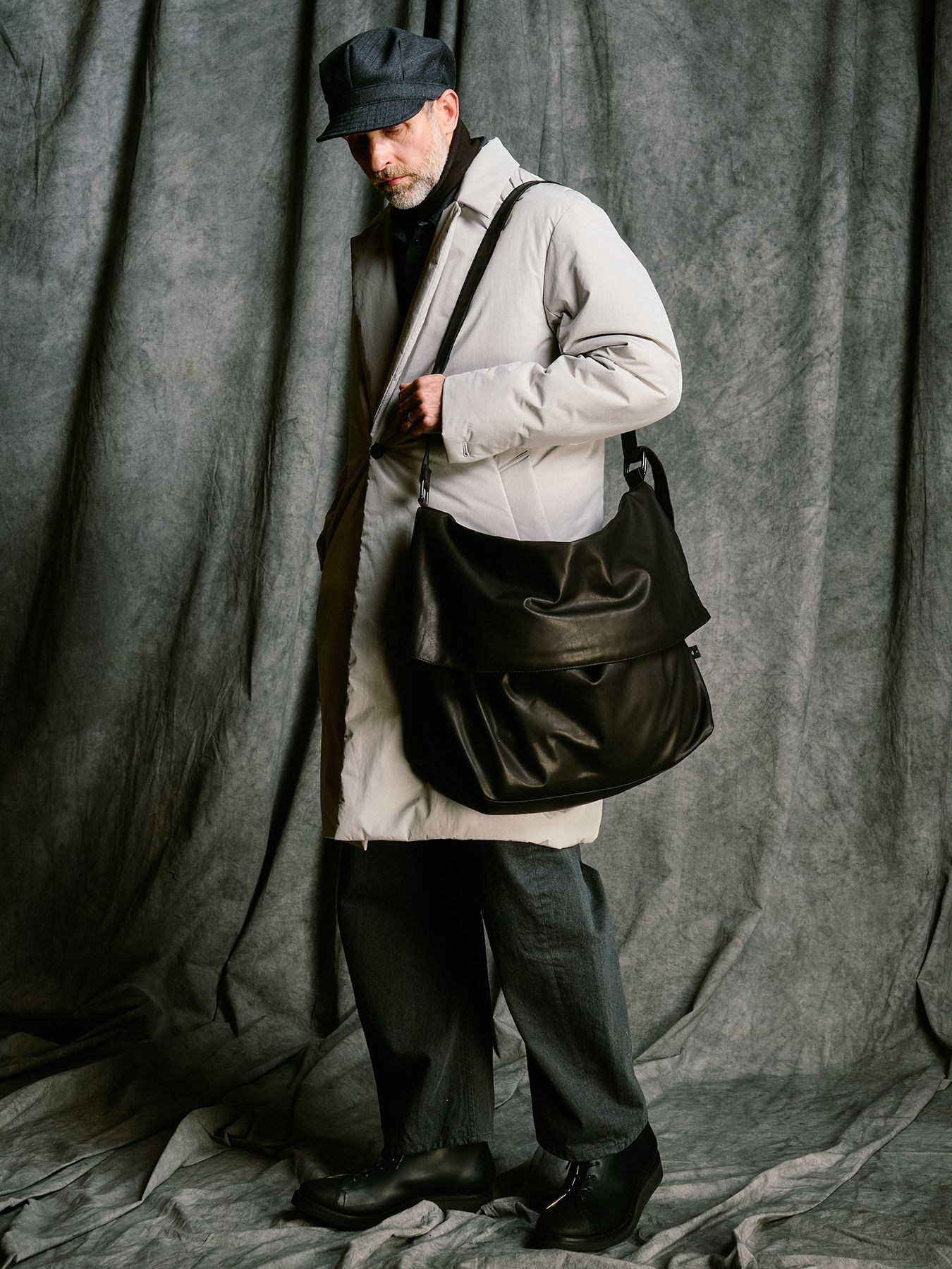 【予約品 4月19日(日) 18時締切】modern lineman boots / カウレザー モダン ラインマンブーツ / ブラック