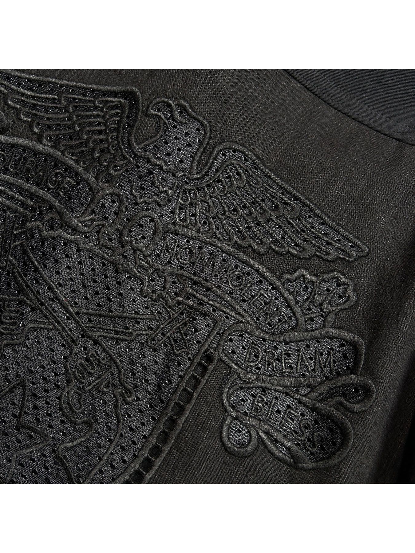 【予約品 8月10日(日) 締切 】EAGLE EMBLEM SHIRT / イーグルエンブレム シャツ / ブラック×ブラック