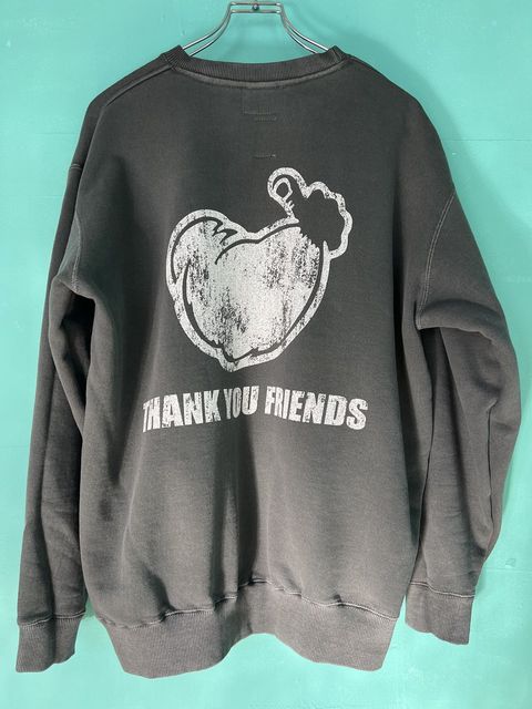 vintage style sweat shirts / ブラック  【M×TPC】