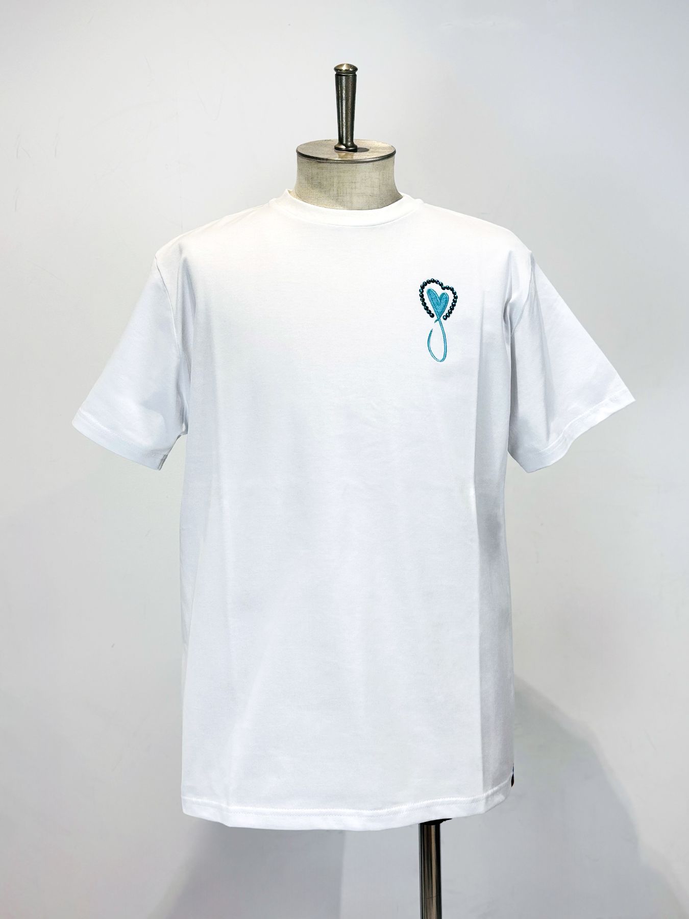 Tiphanie Stone T-Shirt / ホワイト×ブルー