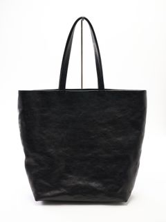 【予約品】 KOBE LEATHER big tote bag/ トートバッグ / ブラック