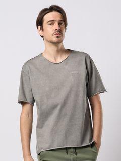【予約品 9月23日(火) 締切】tight jersey cut-off S/S / タイトジャージ カットオフ ショートスリーブ / ライトグレー