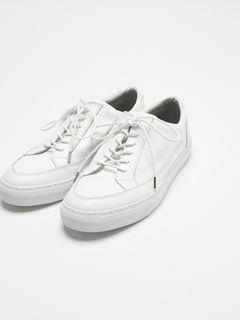 【予約品9月19日 10時締め】 low cut leather sneaker / レザースニーカー / ホワイト