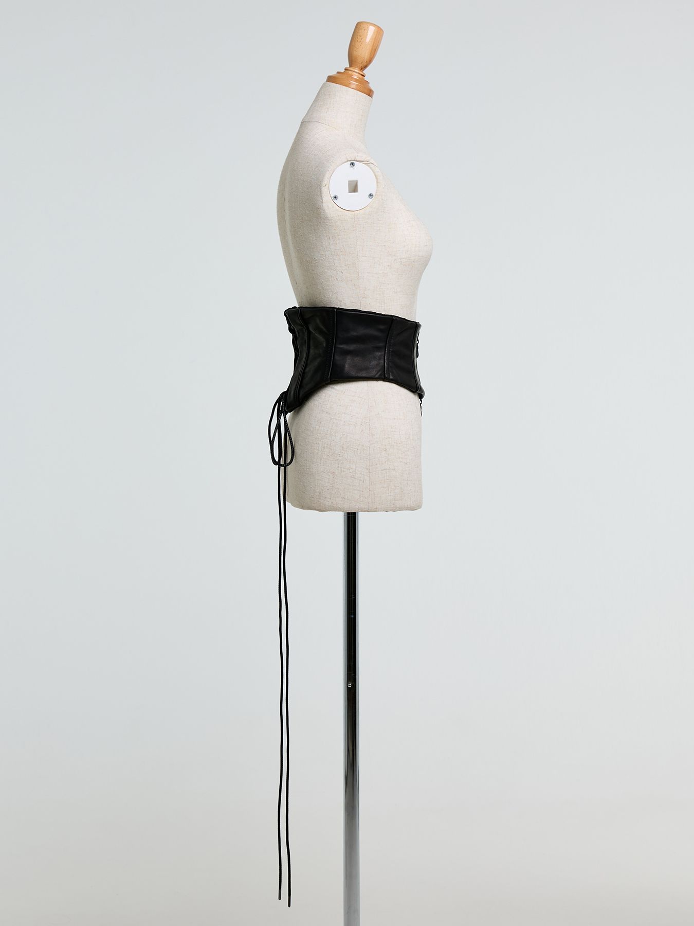 【予約品 10月26日(日) 締切】Eco Horse Hide Vische / エコホースハイド ビスチェ / ブラック