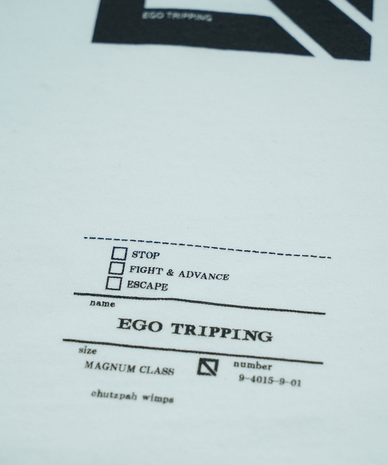 I CON TEE/ ビックTシャツ / ホワイト