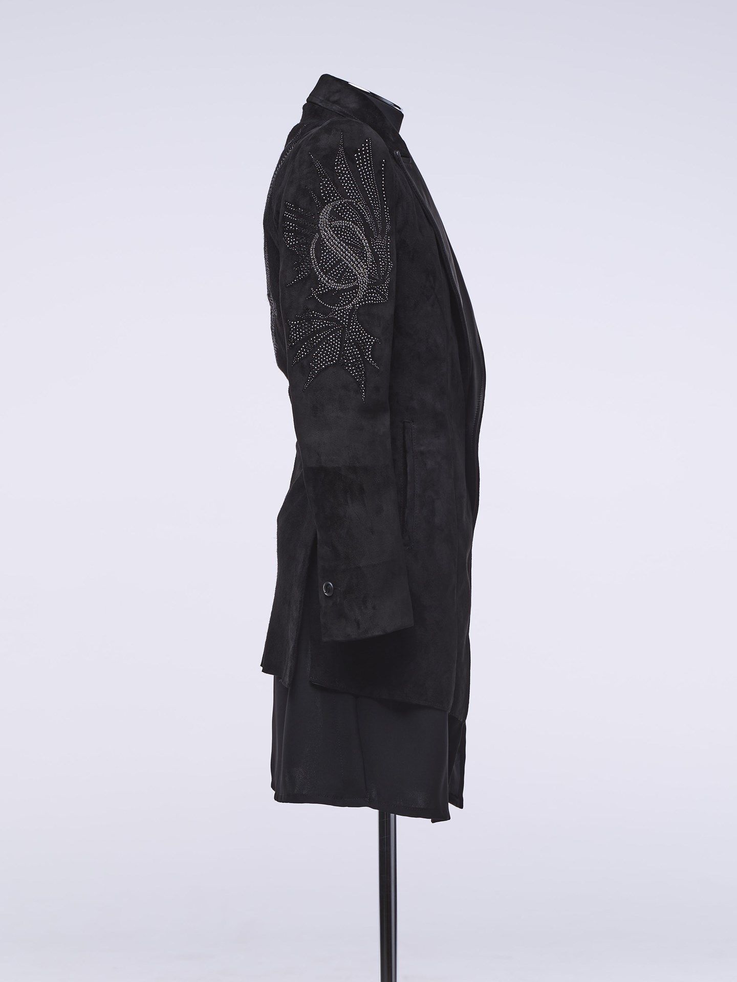 《予約品》 Anchor Layered Jacket / スワロレイヤードジャケット / ブラック 【THE ONENESS】