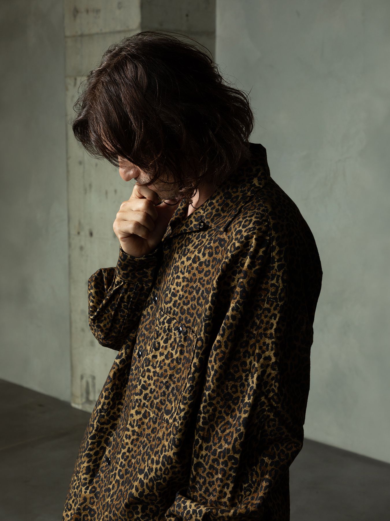 【予約品 7月5日(日) 締切】LEOPARD FLANNELSHIRTS / レオパード フランネルシャツ / ベージュ