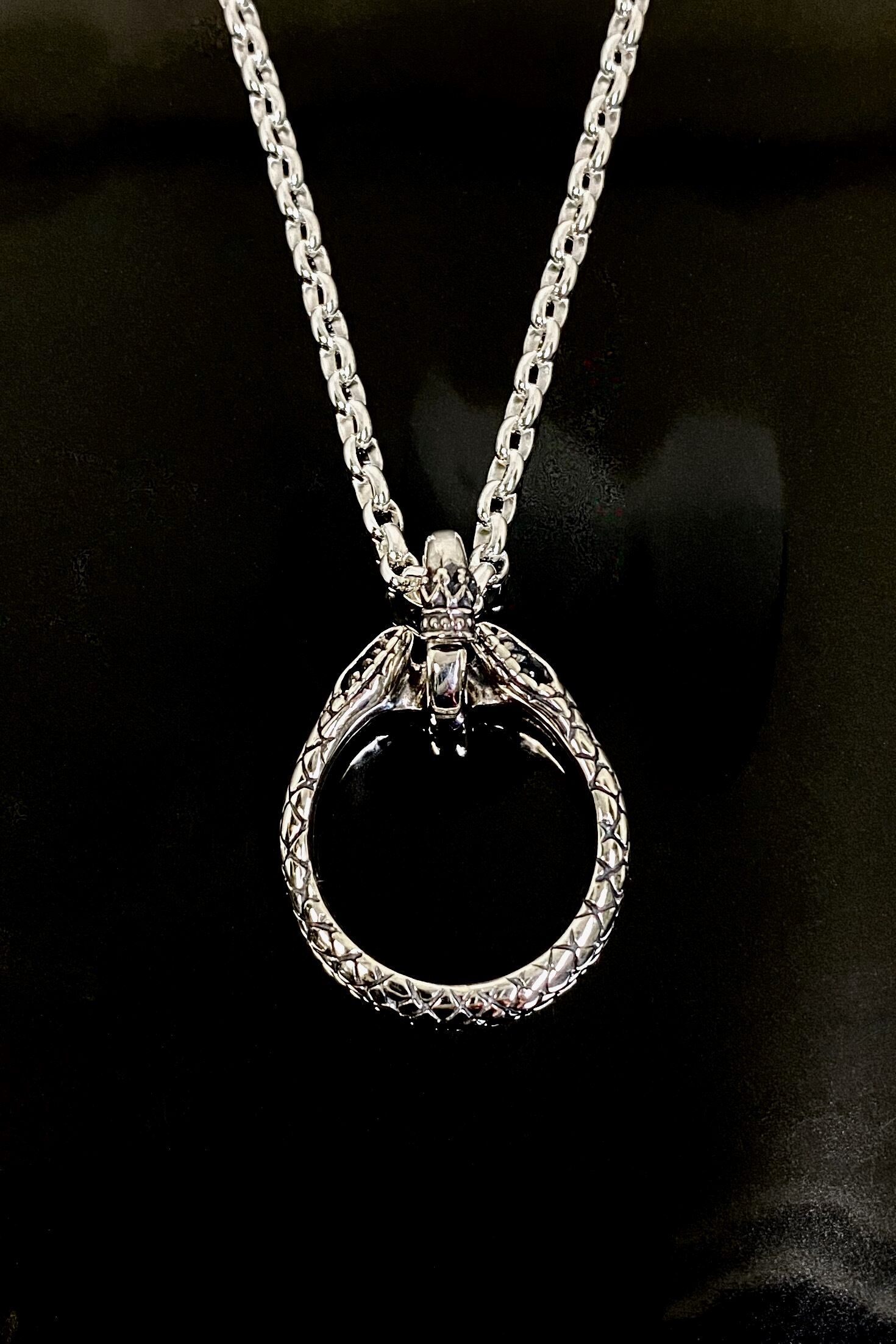 《受注生産》 HORSESHOE:SNAKE NECKLACE ネックレス 【GOD SIZE】 注文から1~2週間後入荷予定