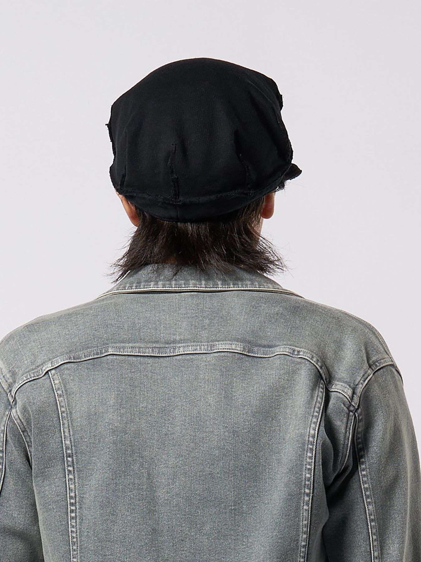 【予約品 9月23日(火) 締切】jersey engineer cap / ジャージー エンジニアキャップ / ディープブラック