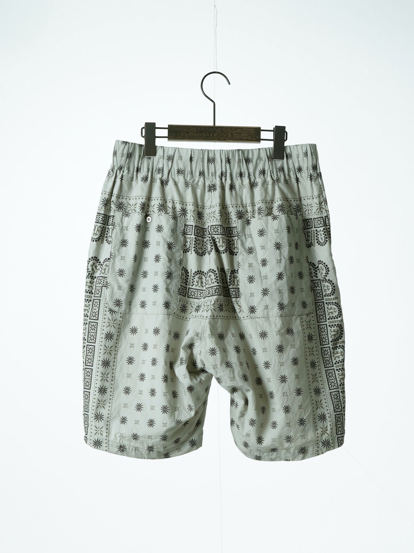 【予約品 2月1日(日) 締切】VINTAGEBANDANA SHORTS / ヴィンテージバンダナ柄 ショーツ / アイボリー