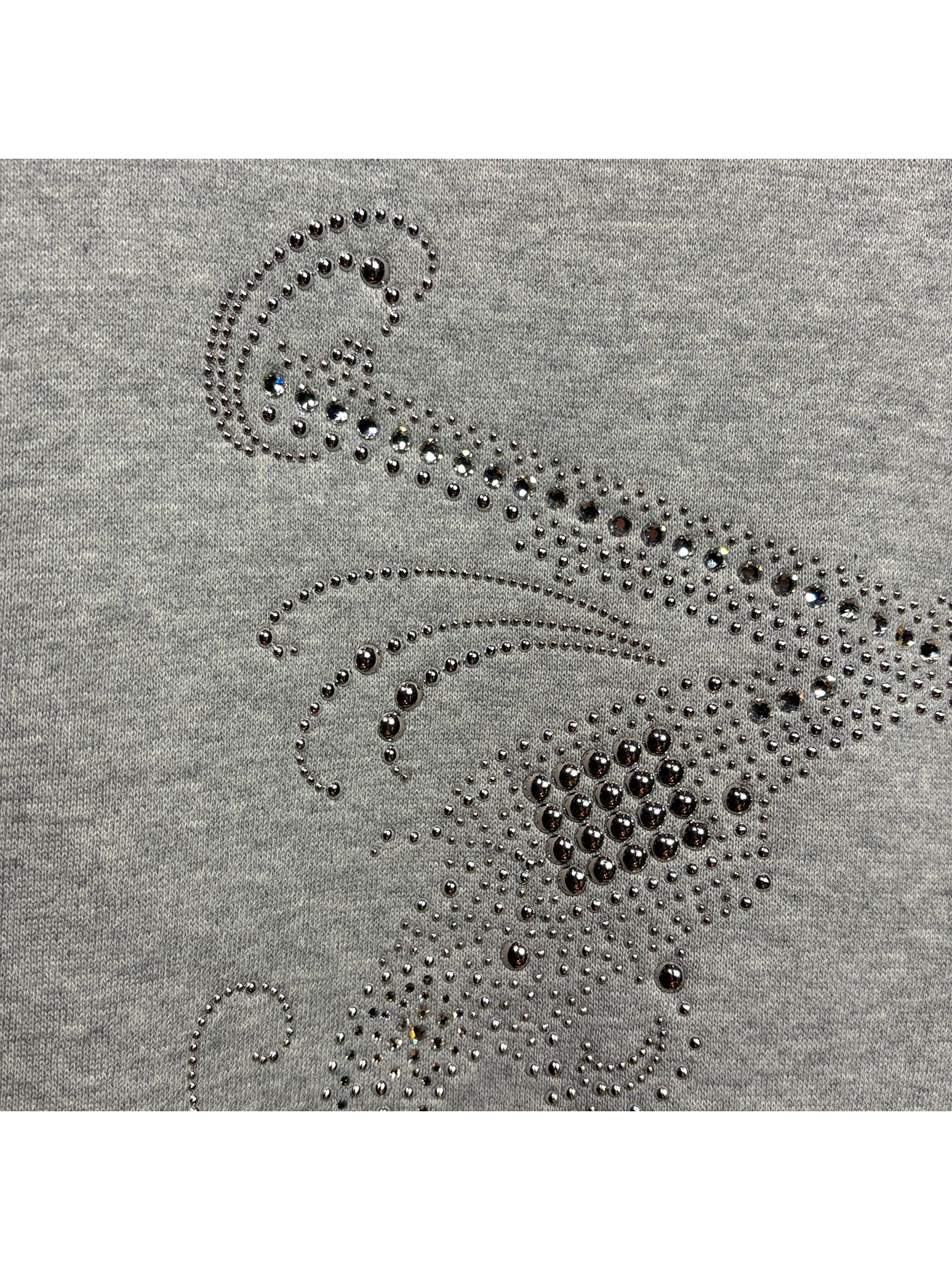 【予約品 3月9日(月) 18:00 締切】CROSSGUN MET HOODIE / メタルクロスガン ジップフーディ / グレー