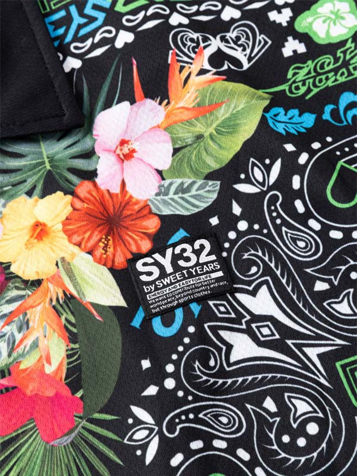 RESORT PAISLEY SHIRTS / リゾート ペイズリー シャツ / ホワイト【SY32 by SWEET YEARS GOLF】