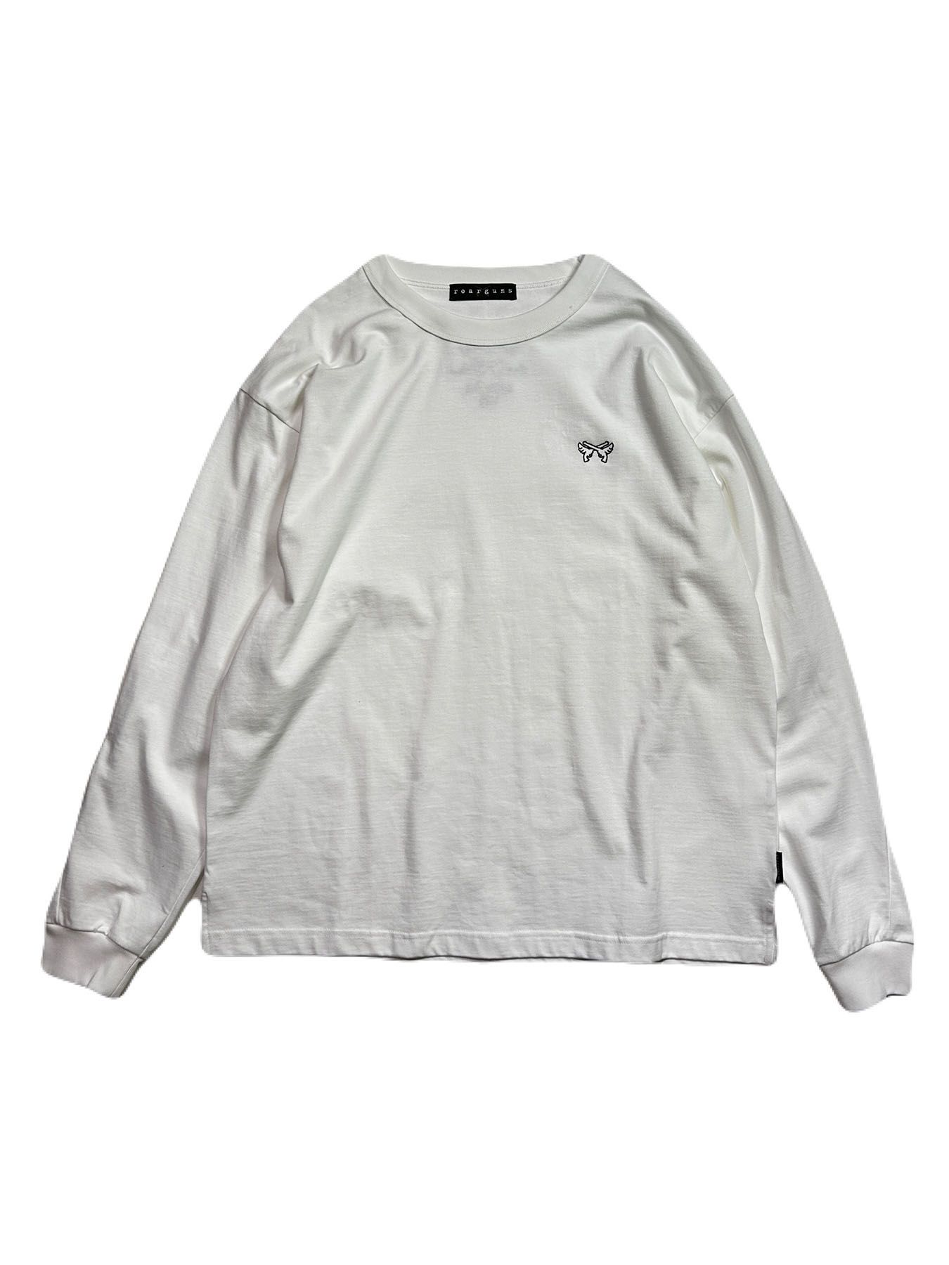 【予約品 8月10日(日) 締切 】WING EMB L/S T / ウイングエンブロイダリー ロングスリーブ Tシャツ / ホワイト