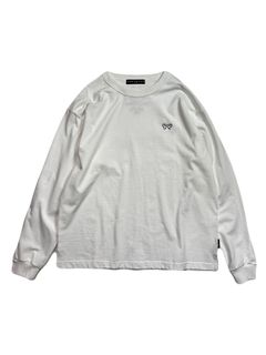 【予約品 8月10日(日) 締切 】WING EMB L/S T / ウイングエンブロイダリー ロングスリーブ Tシャツ / ホワイト
