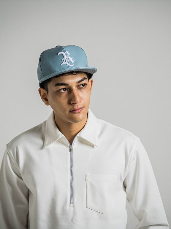 《予約9月1日18時締め》 LEATHER RC BB CAP  / キャップ / サックス
