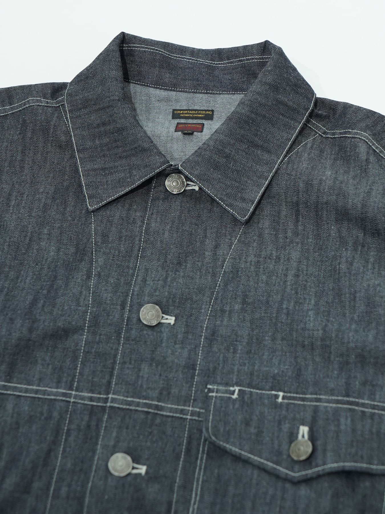 【予約品 10月26日(日) 締切】90sDENIMSHIRTS / デニムオーバーシャツ / INDIGO×L.GRAY