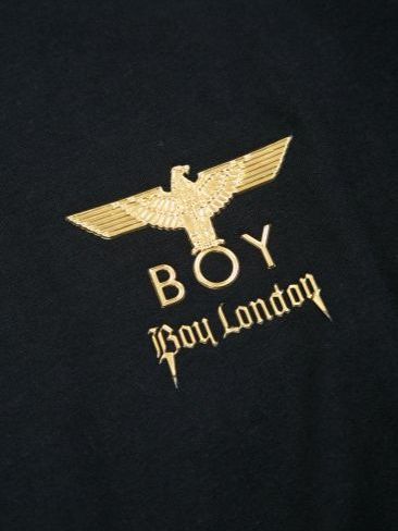 GOLDEN WING CREW NECK T-SHIRTS/ ブラック 【BOY LONDON】