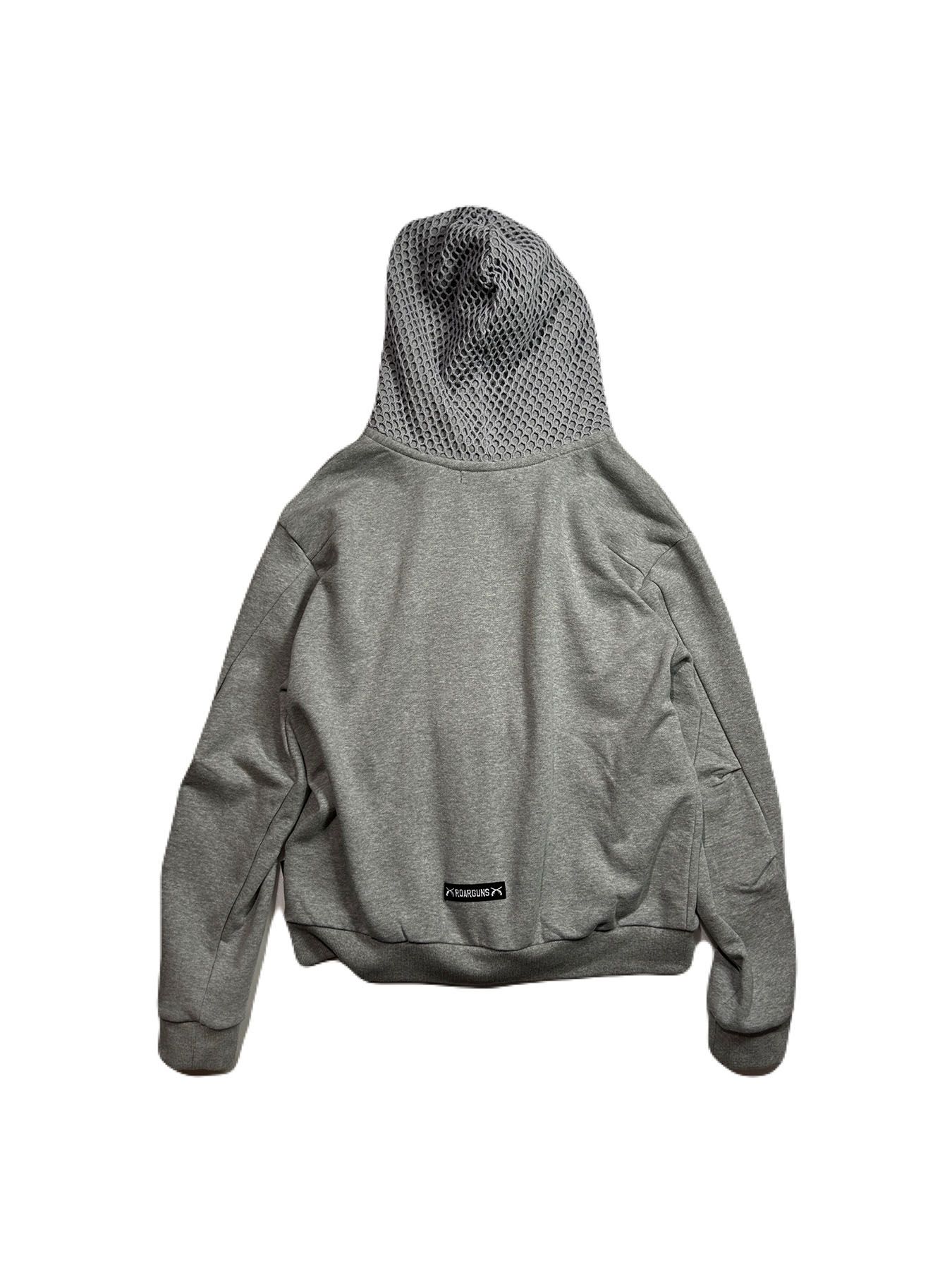 【予約品 8月10日(日) 締切 】ZARI WAPPEN HOODIE / ザリワッペン フーディー / ライトグレー