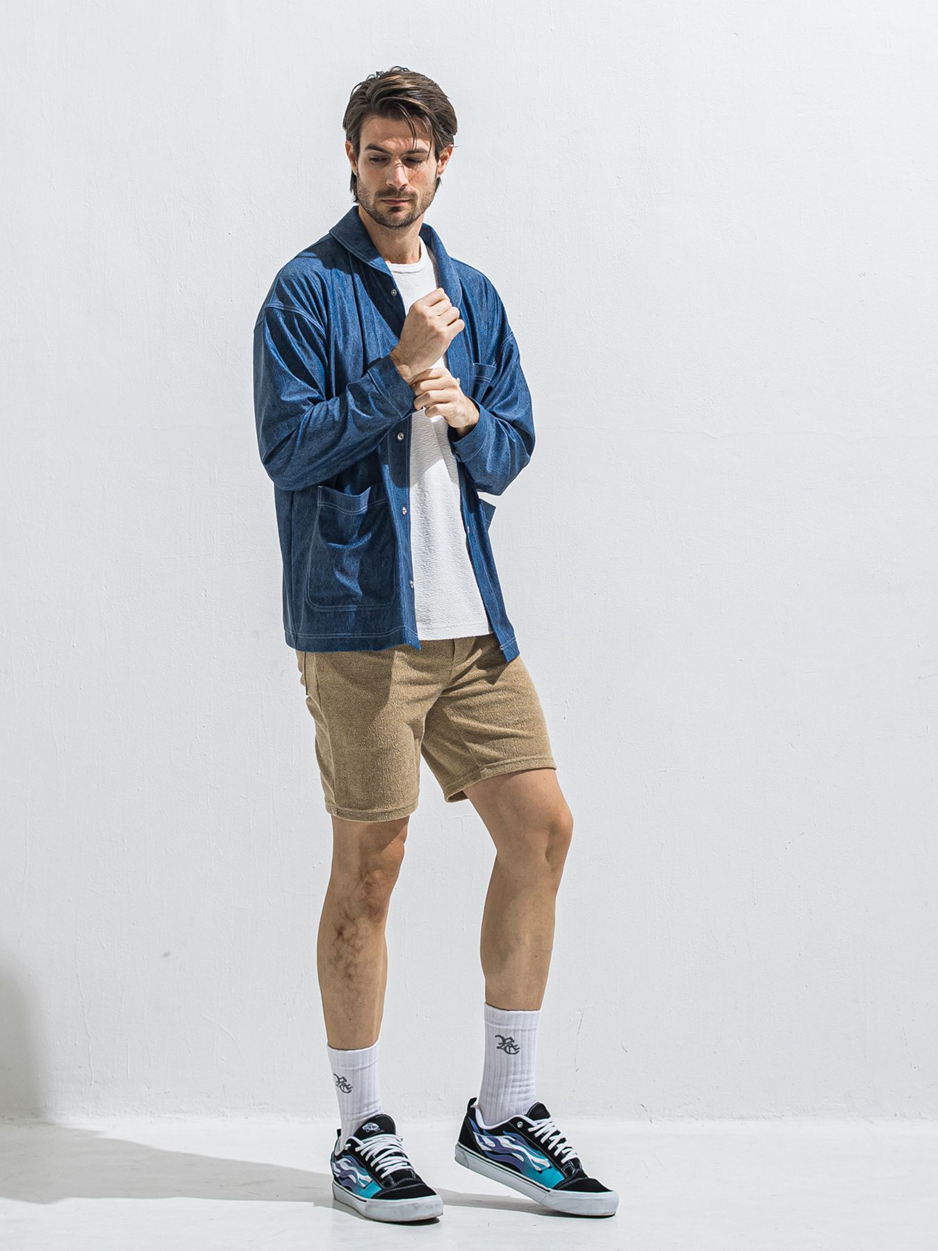 【予約品 2月15日(日) 18:00 締切】VINTAGE PILE SHORTS / パイルショートパンツ / ベージュ