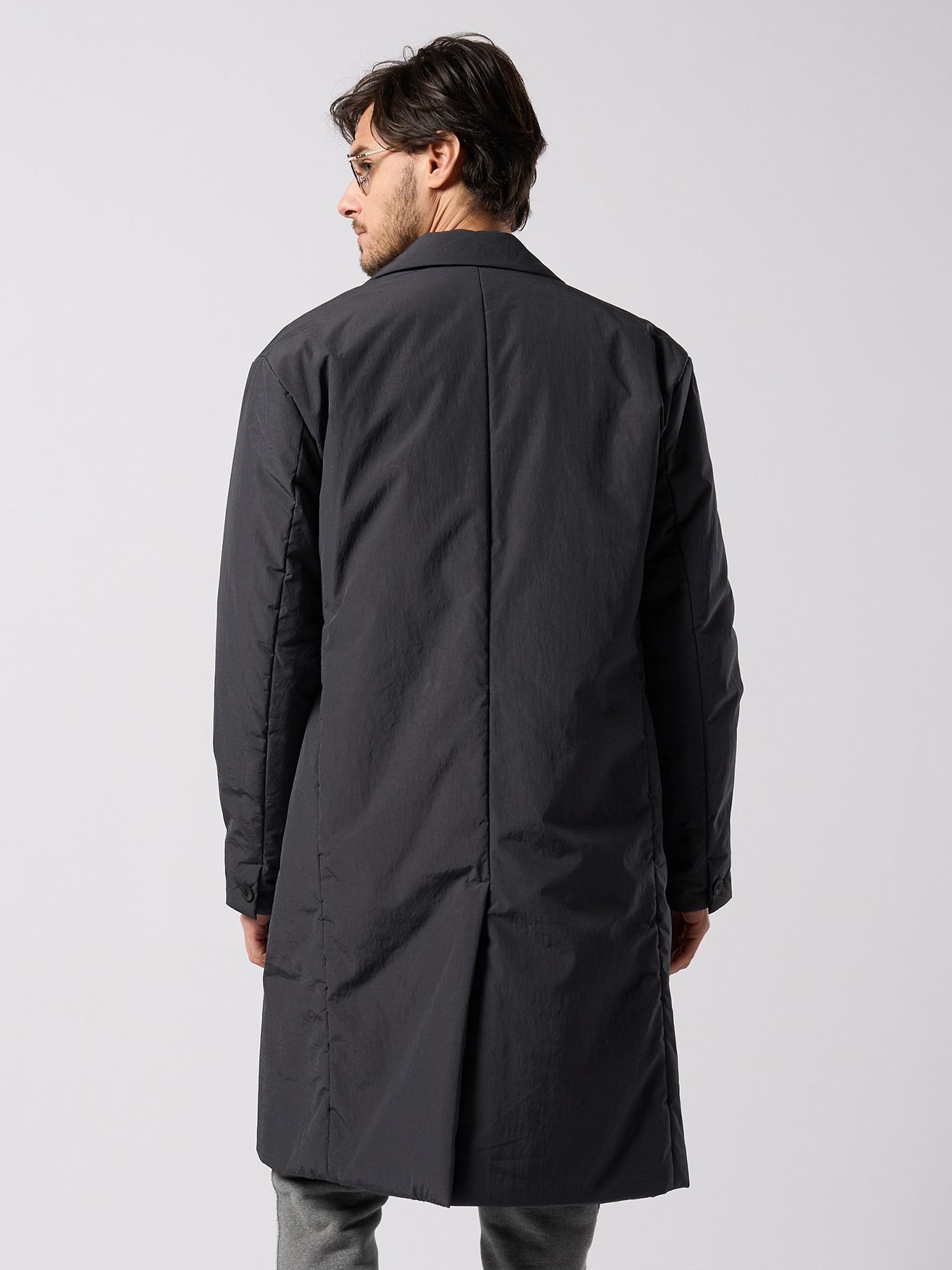 【予約品 4月19日(日) 18時締切】double breasted solid coat / ダブルブレスト ソリッド コート / フェードスミ