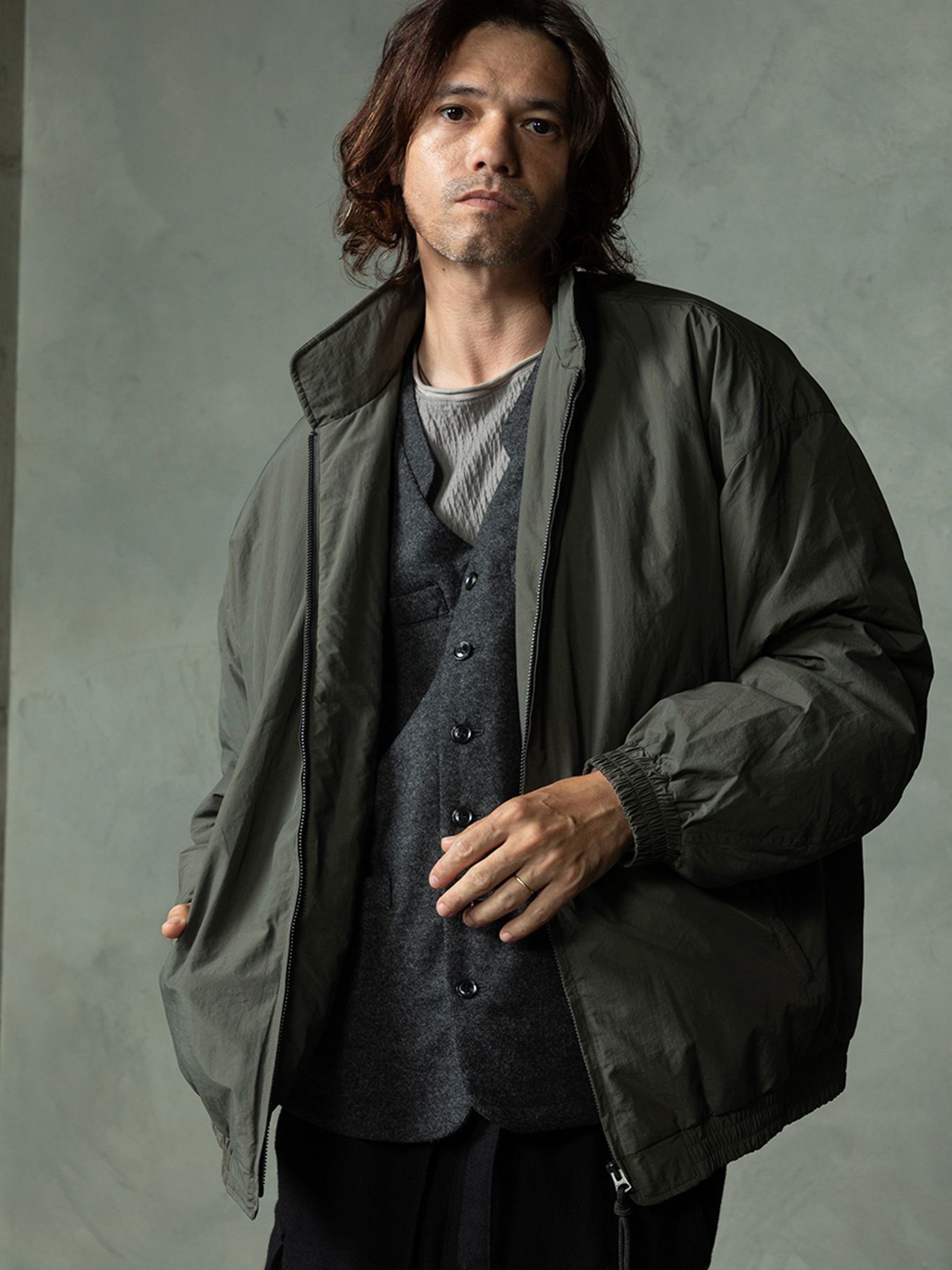 【予約品 7月5日(日) 締切】VOID WARMJACKET / ウォームジャケット / チャコール