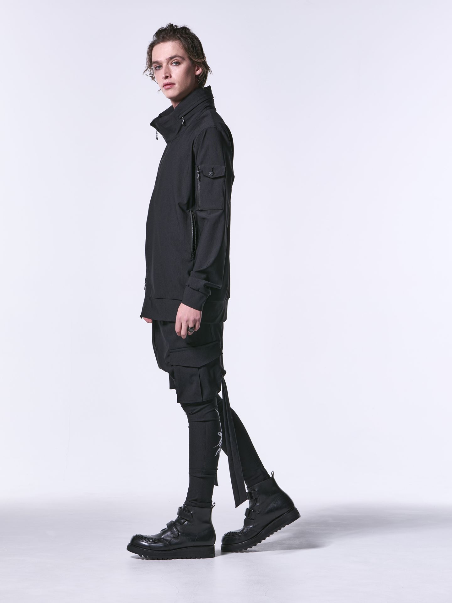 《予約品》 HighCollarM65-Jersey / ハイカラージャージ / ブラック