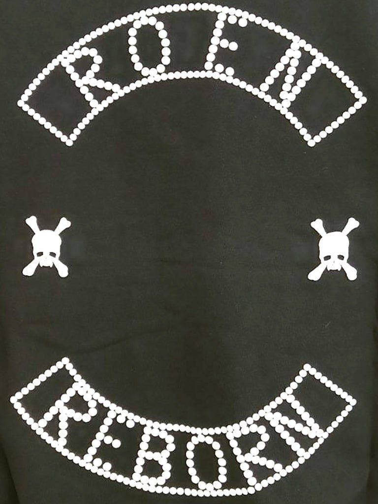 REBORN PO / 長袖パーカー / ブラック 【Roen】