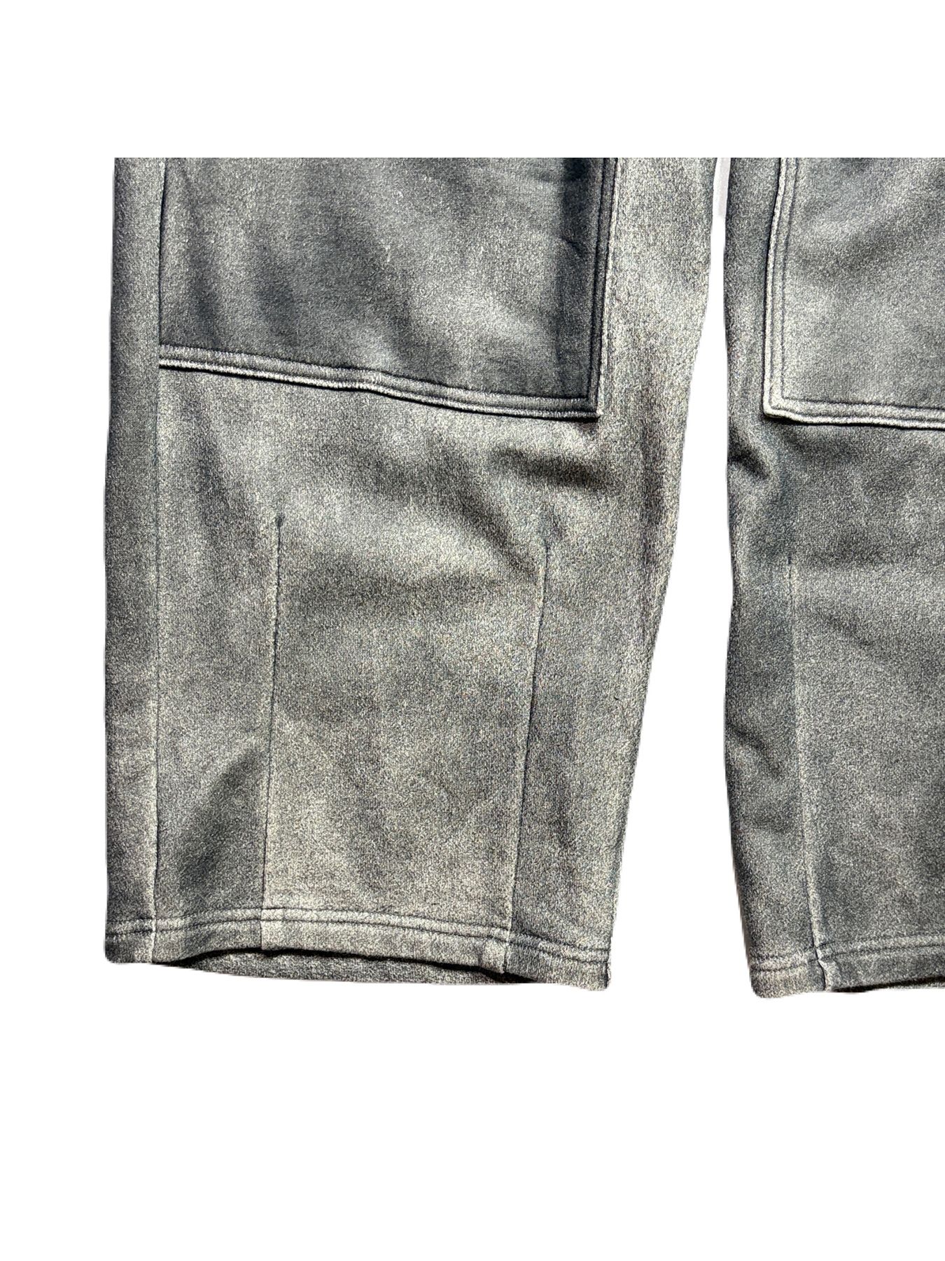 【予約品 3月9日(月) 18:00 締切】FOIL PRINT PANTS / 箔プリント ダブルニー スウェットパンツ  / グレー