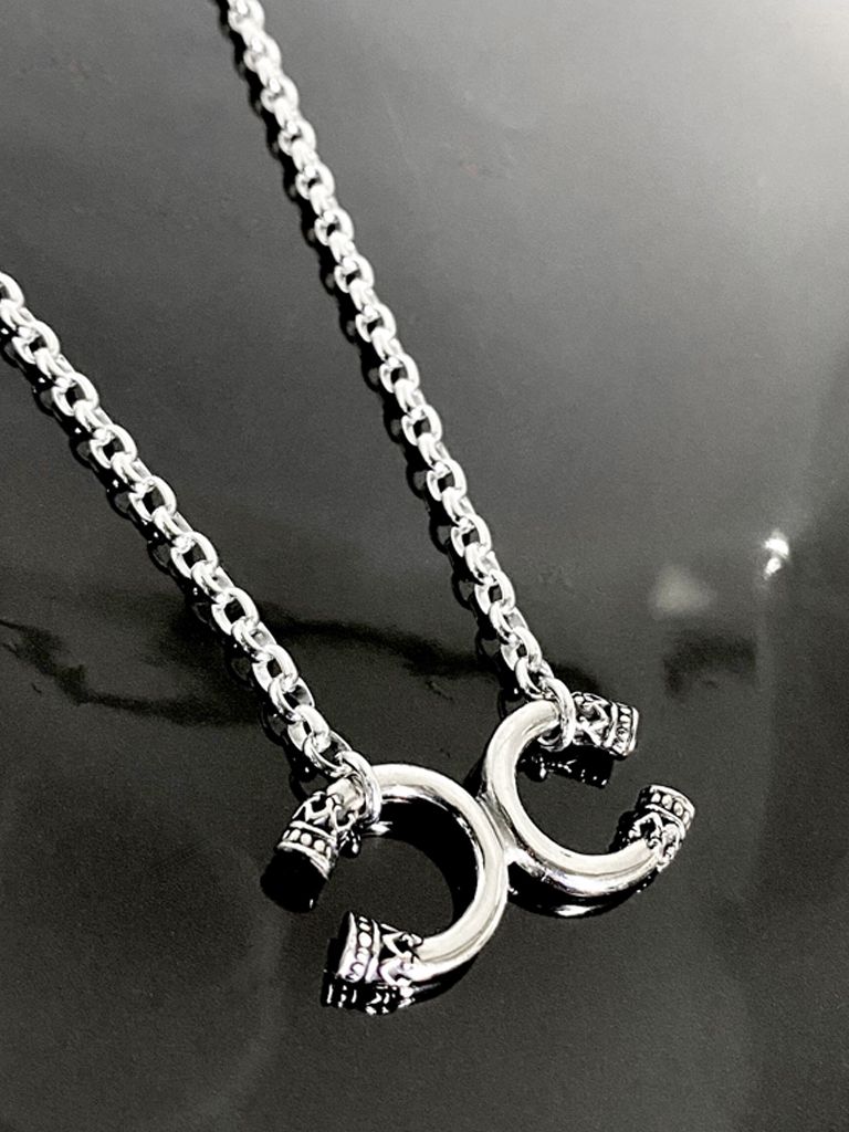 《受注生産》TWIN CROWN NECKLACE / ツインクラウンネックレス / 注文から1～2週間後入荷予定