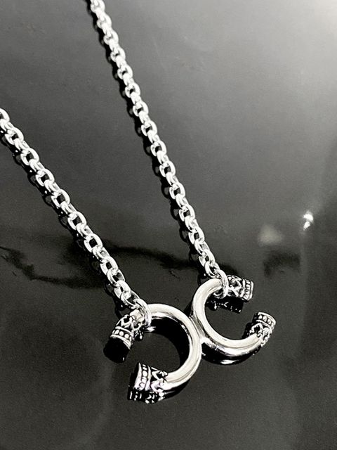 《受注生産》TWIN CROWN NECKLACE / ツインクラウンネックレス / 注文から1～2週間後入荷予定