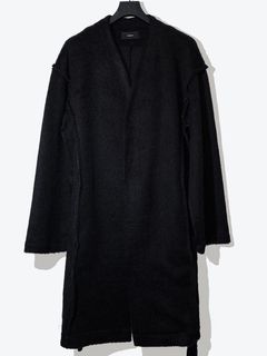Pile shaggy long gown ストール付き / ブラックレディース 【ys Yuji SUGENO】