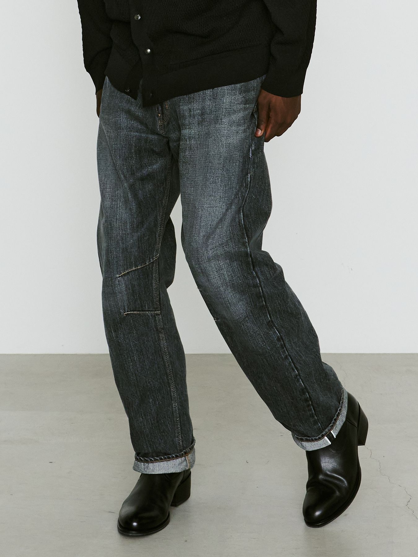 【予約品 8月10日(日) 締切 】VINTAGE DENIM PT / ヴィンテージ デニムパンツ / ブラック