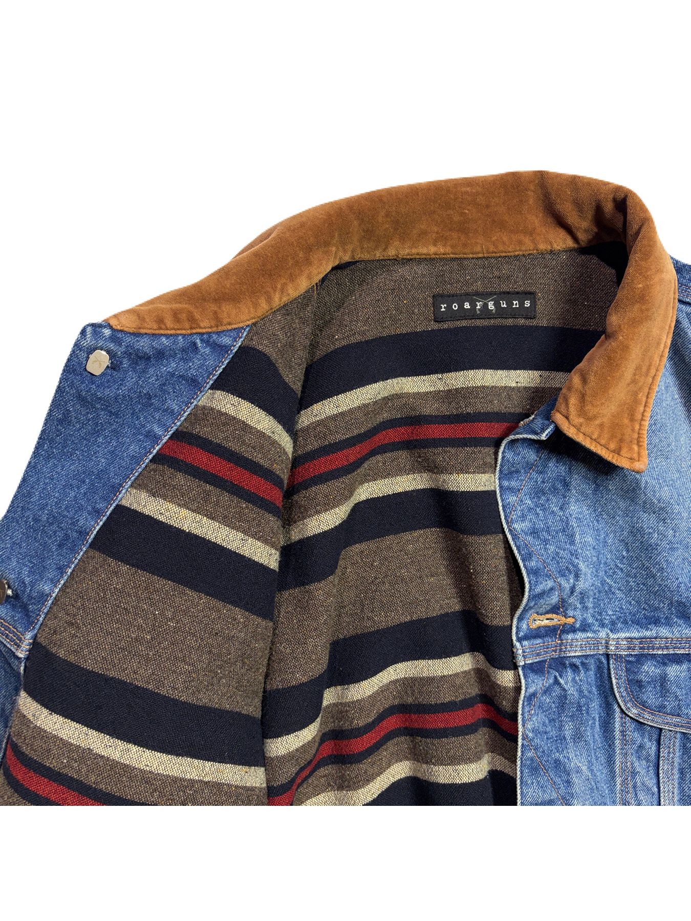 【予約品 3月9日(月) 18:00 締切】VIN/DEN/JK USED/SWAR / USED加工 クリスタルクロスガン ヴィンテージ デニム ジャケット / ブルー