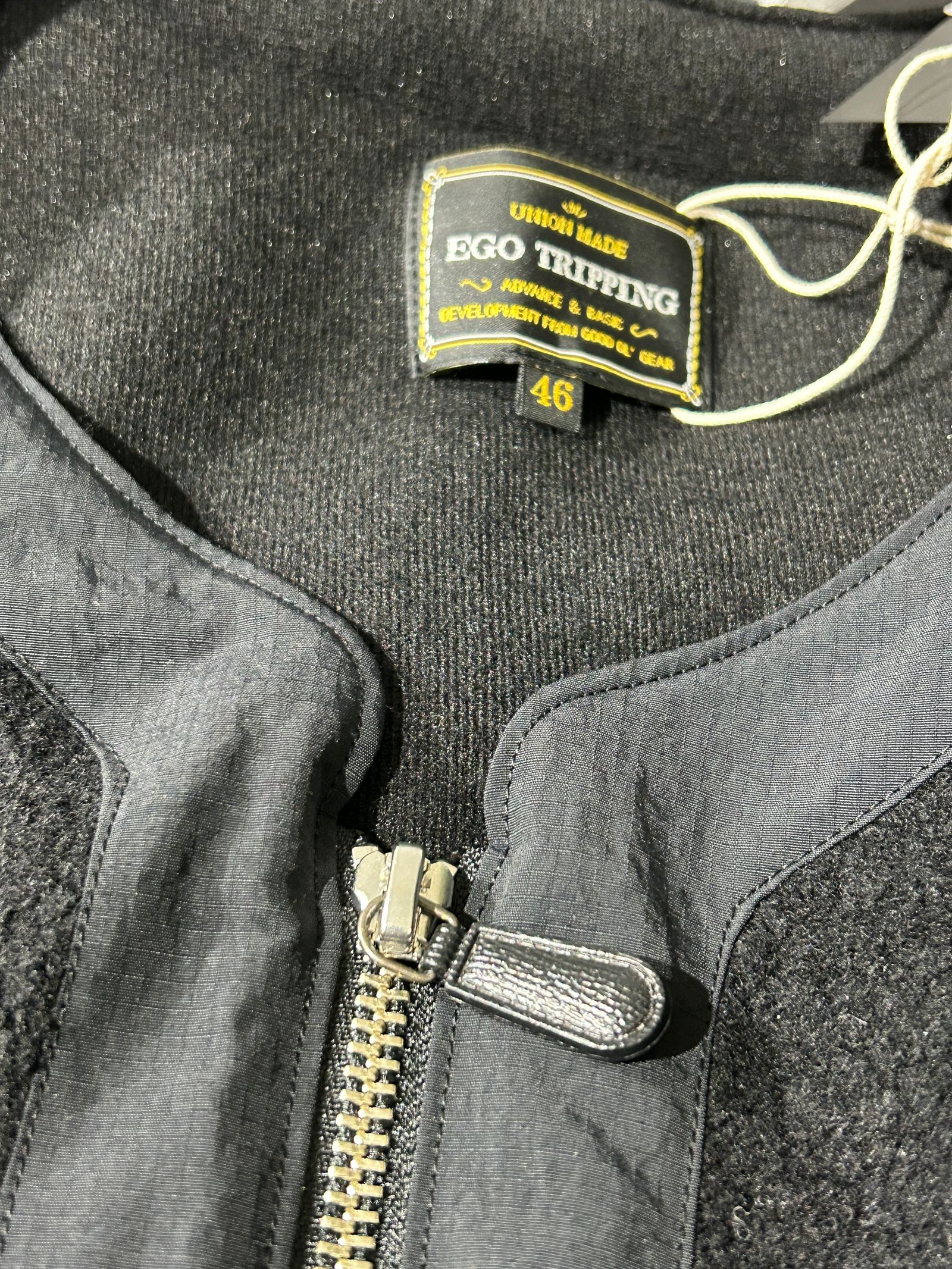 BOALITE / ウール ジップアップ ブルゾン / ブラック