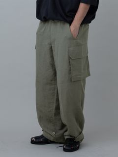 【予約品 10月26日(日) 締切】M47LINENCARGO / ミリタリーカーゴパンツ / moku.GRAY