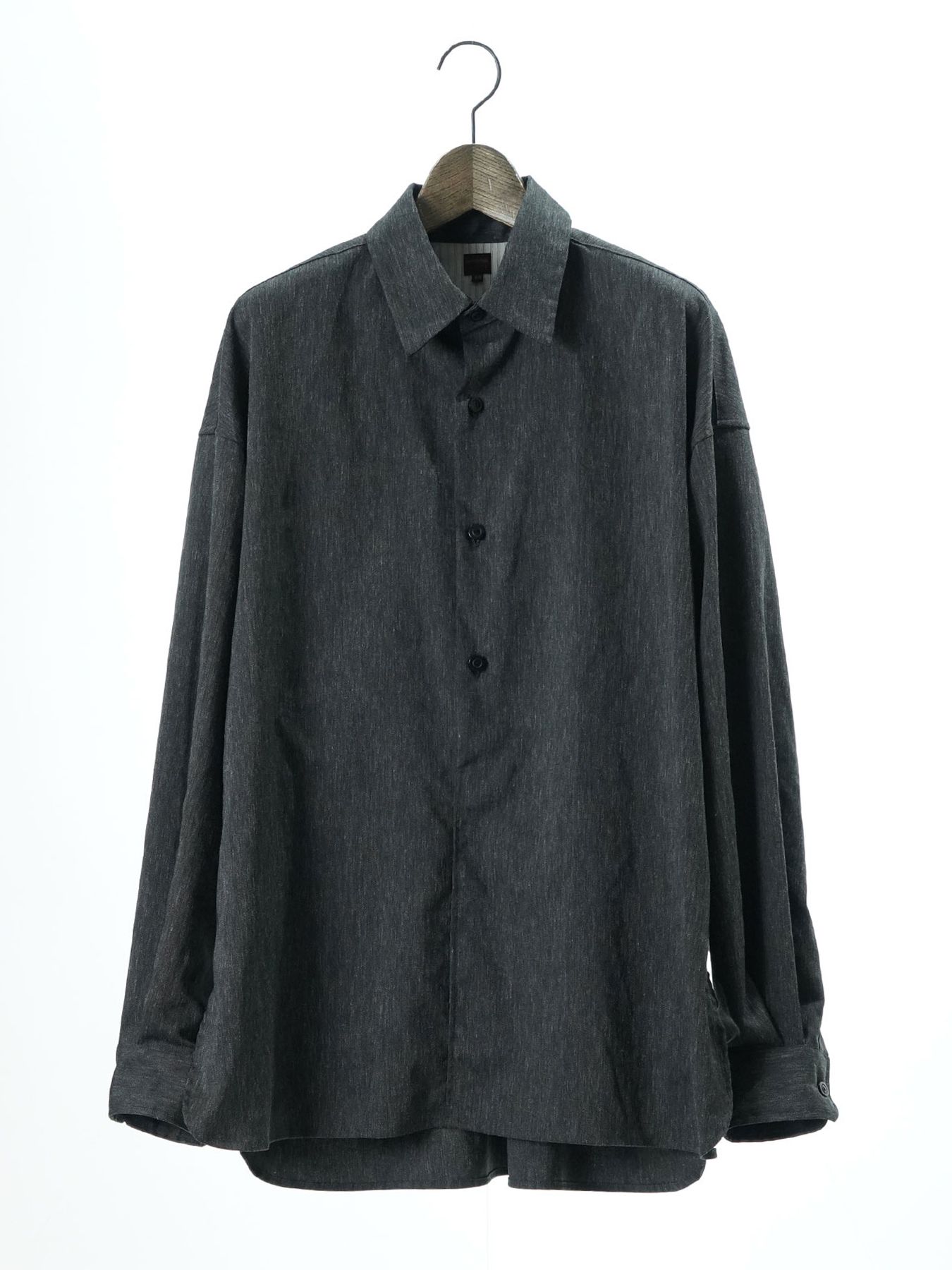 【予約品 11月23日(日) 締切】MINIMALPULLOVER / プルオーバーシャツ / moku.GRAY