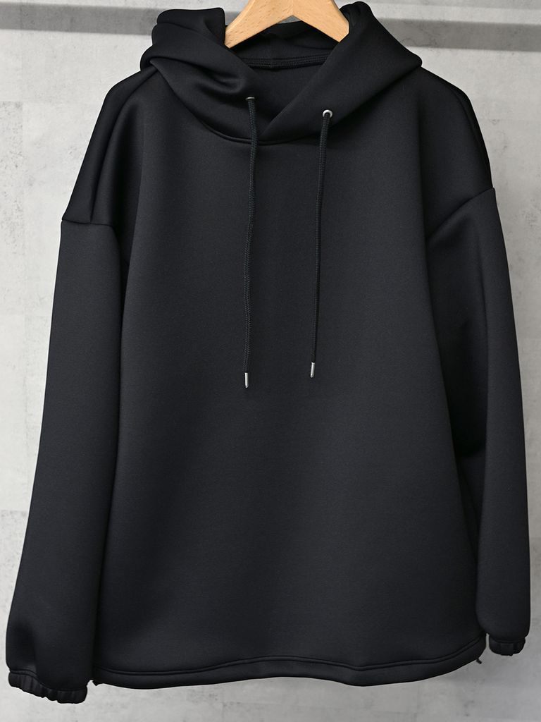 《予約品》 cardboard hoodie / ダンボールニットパーカー / ブラック