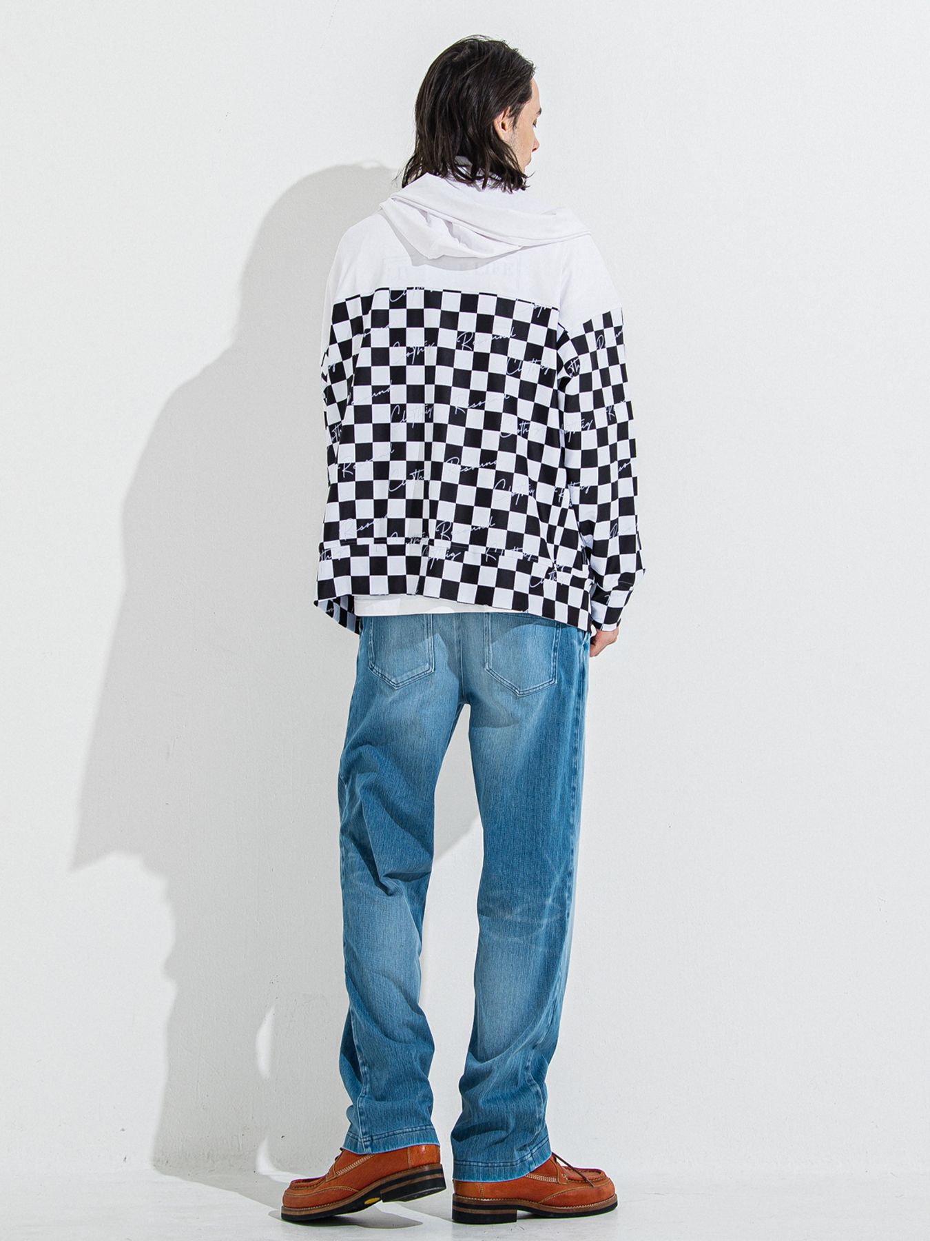 DENIM JERSEY WIDE PT / デニムジャージワイドパンツ / ライトインディゴ