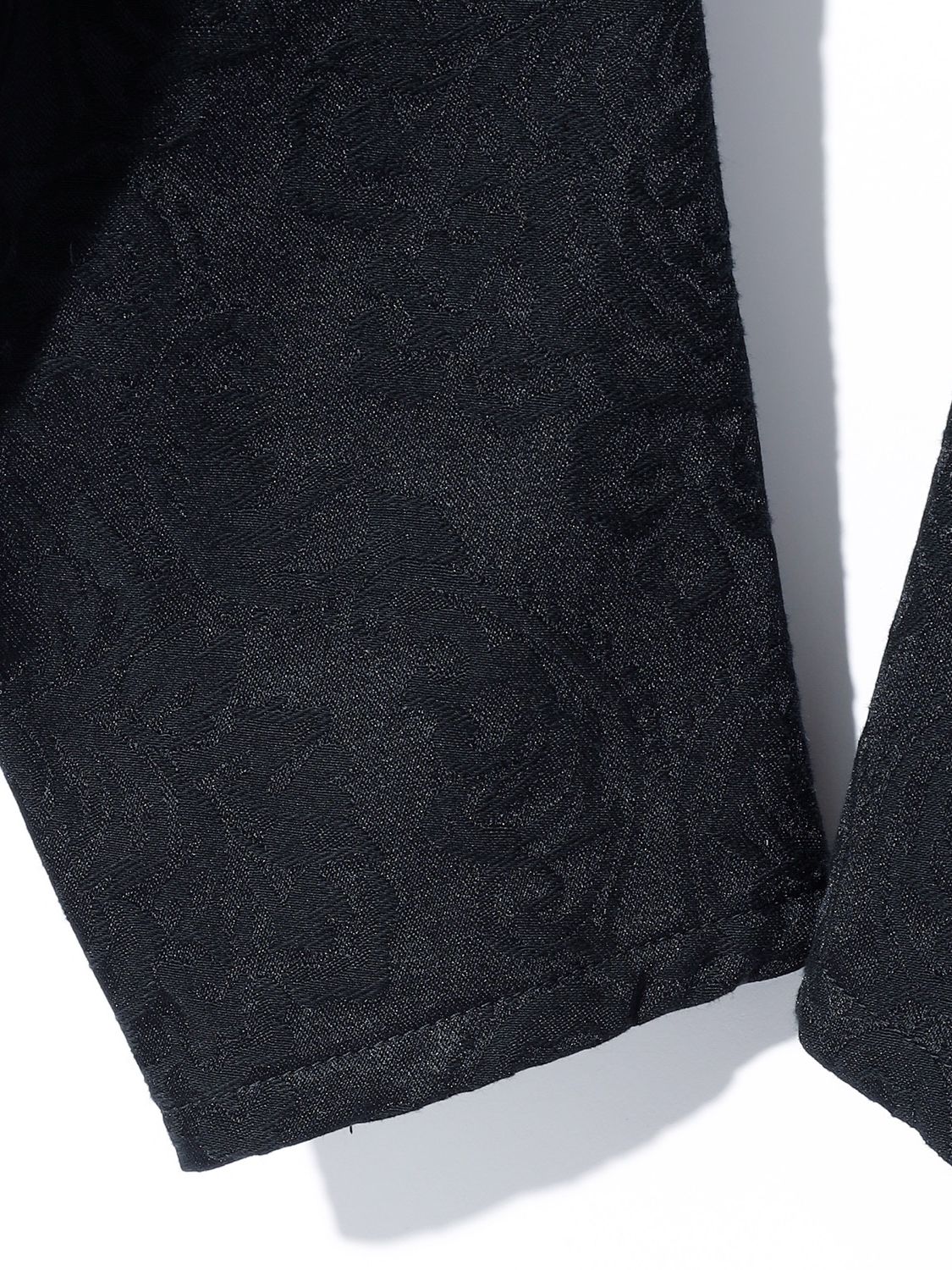 【予約完売】 JACQUARD TAPERED RIDING PT / ジャガードパンツ / BLACK