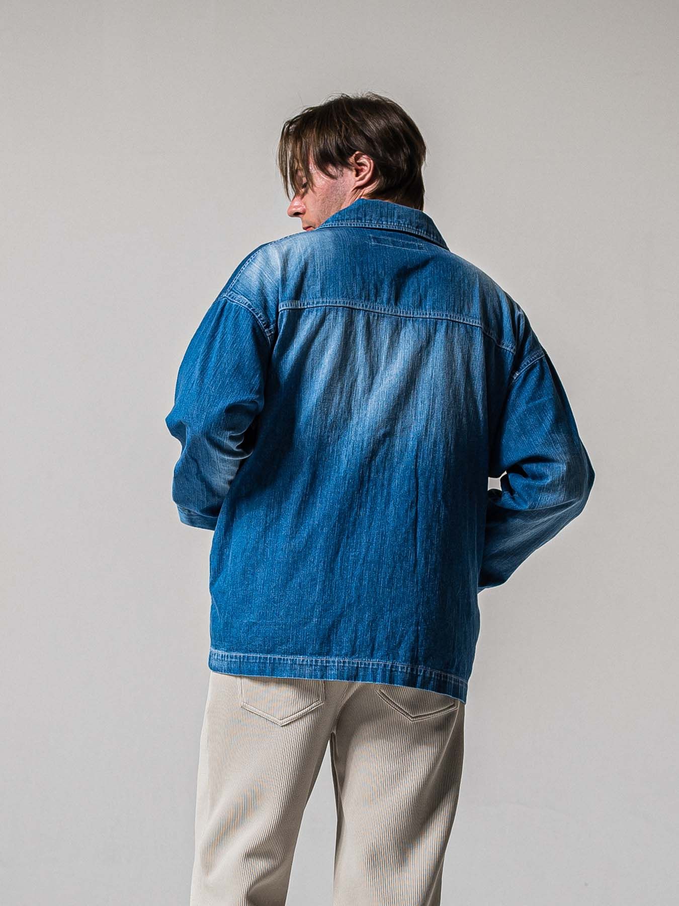 【予約品 11月16日(日) 締切】RC COVER ALL / ライトデニムカーバーオールジャケット / ライトインディゴ