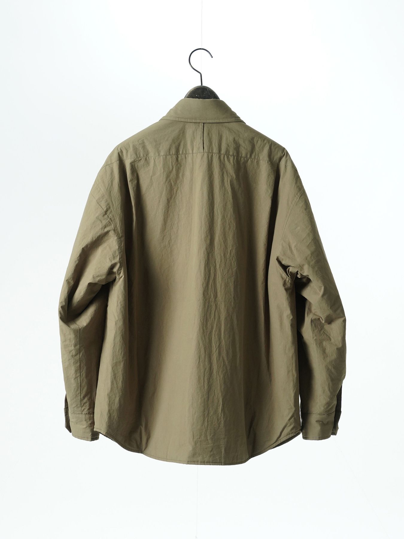 【予約品 5月6日(水) 締切】FLIPPADDING-SHIRTS / リバーシブルシャツ / オリーブ×オリーブ